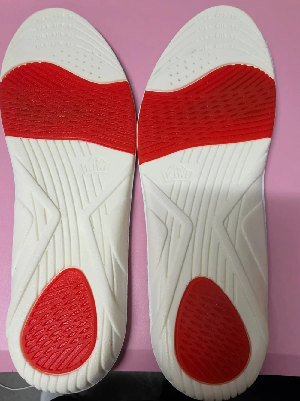 Kiwi Women's Memory Soles Insoles - Black & Pink